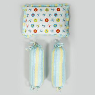 Chun Chun Chidiya Blue Cotton Baby Bedding Set (Set of 6) Chun Chun Chidiya Blue Cotton Baby Bedding Set (Set of 6)