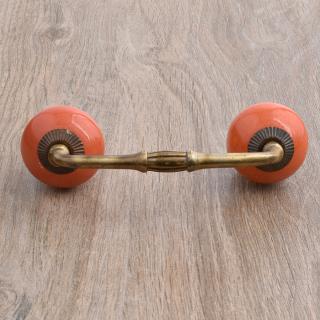 Orange Colored Cabinet Pull