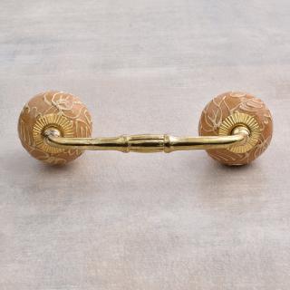 Light Brown Ceramic Drawer Cabinet Pull