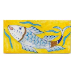 Fish with yellow tile Fish with yellow tile