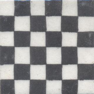 Black and White Checker design Tile Black and White Checker design Tile