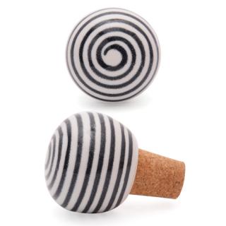 White and Black color line design wine bottle stoppers. White and Black color line design wine bottle stoppers.
