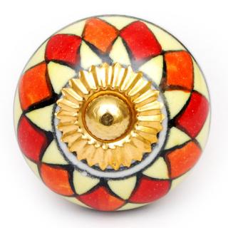 KPS-4588 - Red and Lime green knob