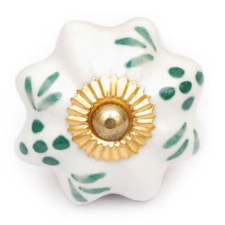 KPS-4656 - Lime green design with White base knob