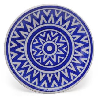 Blue Color design Plate 8'' Blue Color design Plate 8''