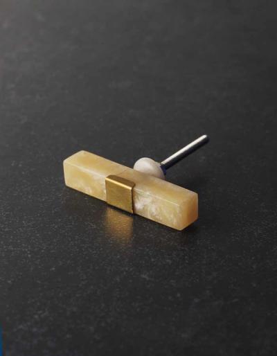 Rectangle Shape Mustard Resin Drawer Dresser Cabinet Knobs Rectangle Shape Mustard Resin Drawer Dresser Cabinet Knobs