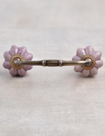 Light Purple Melon Ceramic Cabinet Knob