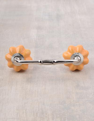 Yellow Ceramic Cabinet Pull