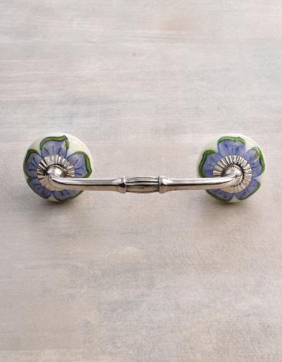Unique Floral Design Round Beaded Drawer Pull Unique Floral Design Round Beaded Drawer Pull