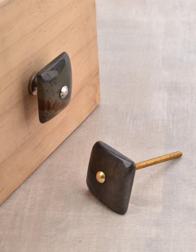 Agate Natural Gemstone Cabinet Furniture Knobs