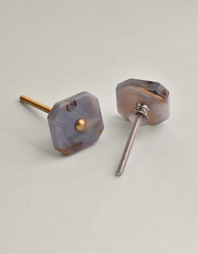 Agate Natural Gemstone Cabinet Furniture Knobs