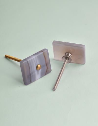 Agate Natural Gemstone Cabinet Furniture Knobs