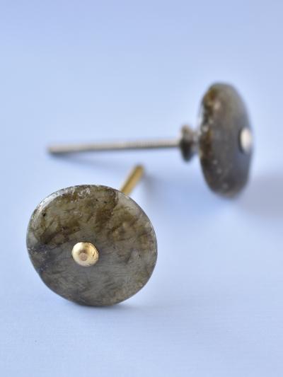 Round Shape Green Shade Cabinet Pull