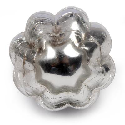 Silver Antique Metallic Glass Cabinet Knob Silver Antique Metallic Glass Cabinet Knob