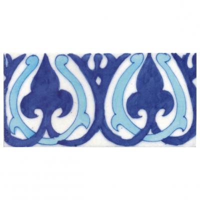 Turquoise and Blue Colored Tile