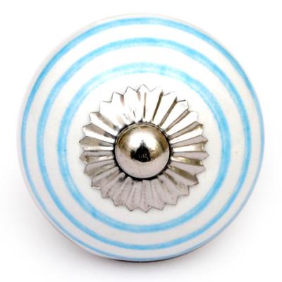 KPS-4590 - White knob and Turquoise Round line KPS-4590 - White knob and Turquoise Round line