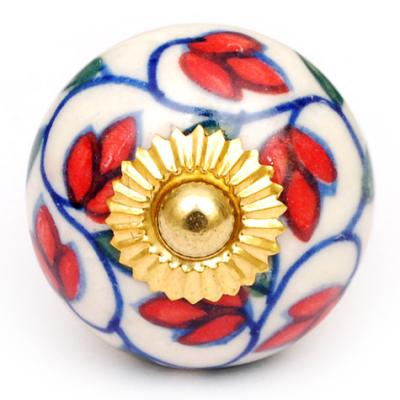 KPS-4619 - Red Design and White knob