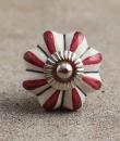 BPCK-010 Flower Shaped Cabinet Knob-Silver