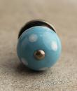BPCK-029 Blue Cabinet Knob-Antique Silver