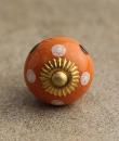 BPCK-031 Orange Cabinet Knob-Brass