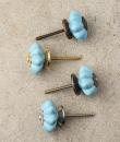BPCK-047 Turquoise Flower Cabinet Knob