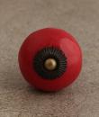 BPCK-069 Red Cabinet knob-Antique Brass