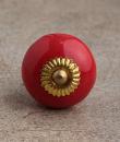 BPCK-069 Red Cabinet knob-Brass
