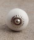 BPCK-074 White Cabinet knob-Silver