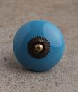 BPCK-077 Turquoise Cabinet Knob-Antique Brass