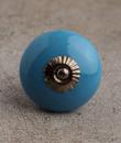 BPCK-077 Turquoise Cabinet Knob-Antique Silver