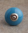 BPCK-077 Turquoise Cabinet Knob-Silver