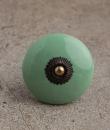 BPCK-081 Teal Cabinet Knob-Antique Brass