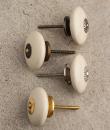 BPCK-083 Cream Ceramic Cabinet Knob 