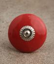 BPCK-086 Red Cabinet Knob-Silver