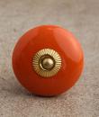 BPCK-087 Orange Cabinet Knob-Brass