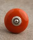 BPCK-087 Orange Cabinet Knob-Silver