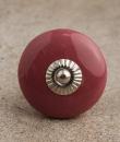  BPCK-088-A Pink Cabinet Knob-Silver