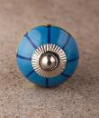 BPCK-121 Turquoise and Green knob-Silver