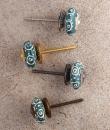 BPCK-131 Dark Cyan base ceramic knob
