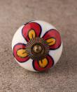BPCK-155 Coloured Ceramic knob-Antique Brass