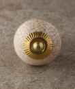 BPCK-183 Cream Cabinet Knob-Brass
