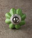 BPCK-200 Green Ceramic Knob-Silver