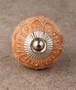 BPCK-248 Light Brown Cabinet Knob-Silver