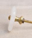 Agate Natural Gemstone White Shade Cabinet Furniture Knobs