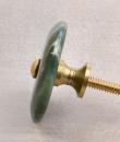 Agate Natural Gemstone Green Shade Cabinet Furniture Knobs
