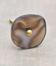 BPNSK-002-Brown dark Grey Shade Gemstone Cabinet Knob