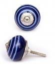 KPS-4608 - White and Blue Round knob