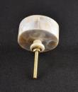 Handcrafted Cream and White Color Bone Knob