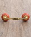 Orange Colored Cabinet Pull