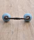 Turquoise Ceramic Cabinet Pull